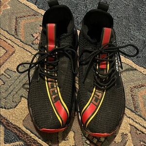 Black and Red Men's Swim Sneakers